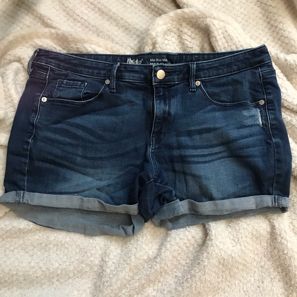 Denim shorts